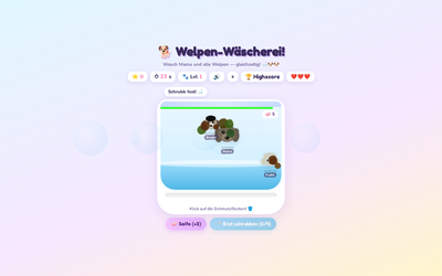 Welpen-Wäscherei screenshot