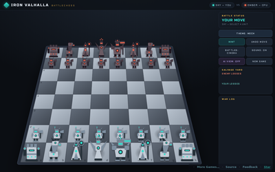 Iron Valhalla — Battlechess screenshot