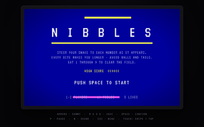 Nibbles screenshot